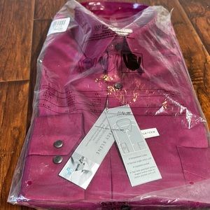 Geoffrey Beene regular fit men’s long sleeve “forest berry” sateen